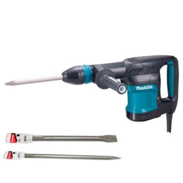 Imagem de Martelo rompedor hm0870c makita + ponteiro + talhadeira