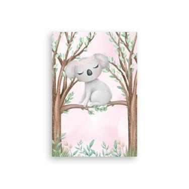 Imagem de Painel De Festa Vertical 1,50 x 2,20 - Coala Aquarela Rosa Suave  052 