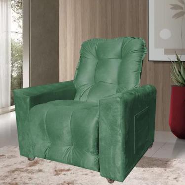 Imagem de Poltrona Pra Extensão de Cílios Conforto Ec - moveis aguias, VERDE