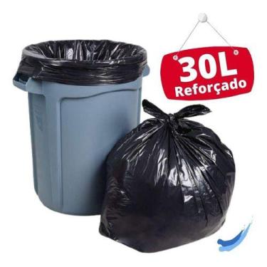 Imagem de Saco De Lixo Reforçado 30 Litros Com 50 Unidades - HIGIPACK