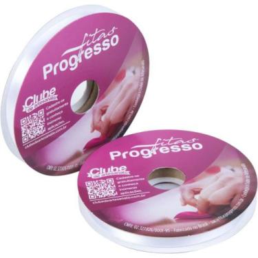 Imagem de Fita de Cetim 10MM 50M Branco 201 - Fitas Progresso