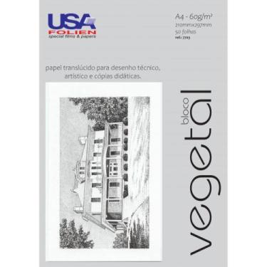 Imagem de Papel Vegetal A4 60G 210X297MM Pacote com 50 - Usa Folien