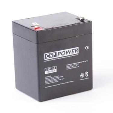 Imagem de Bateria Selada Estacionária VRLA CSP Power 12V-5ah Recarregavel P/ Nob