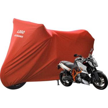 Imagem de Capa Cobrir Moto KTM  990 SuperDuke De Tecido Lycra - Mz, Vermelha