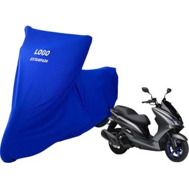 Imagem de Capa De Tecido Helanca Lycra Moto Yamaha Magesty Sob Medida - Mz, Azul
