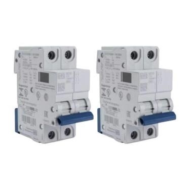 Imagem de Kit 2 unid. - weg disjuntor bipolar din 10a (mdw-c 10a 2 polos)