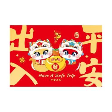 Imagem de Ｂｅｓｇａ Tapete de chão do ano novo chinês, tapete de área do ano da, capacho de ano novo 2025, decoração de casa para áreas externas