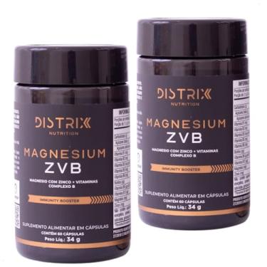 Imagem de Suplemento Completo 3 em 1 Magnésio Zinco Vitaminas Complexo B Kit 60 Dias Bisglicinato Quelado Premium Recovery Distrix 120 Caps