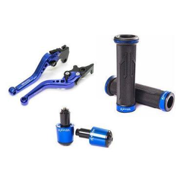 Imagem de Kit Manete Manopla Peso Dafra Next 250 Next250 - NoBrand, Azul