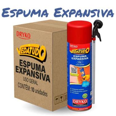Imagem de Kits Espuma Expansiva Selante Dryko Vedatudo 300/500ml - Drykoprimer, 