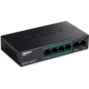 Imagem de Switch Trendnet 5 10/100mbps Poe L2 Nao Gerenciavel (tpe-s50)