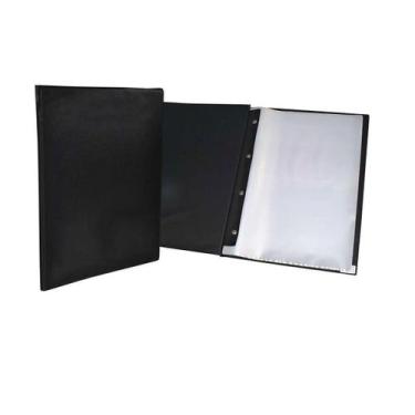 Imagem de Kit Com 10 Unidades Pasta Catálogo A Com 50 Plásticos Acp