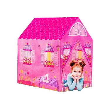 Imagem de Barraca Minha Casinha Tenda Cabana Rosa Infantil Menina Toca