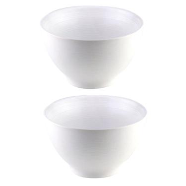 Imagem de Conjunto com 2 bowls de cerâmica 13cm 620ml branco