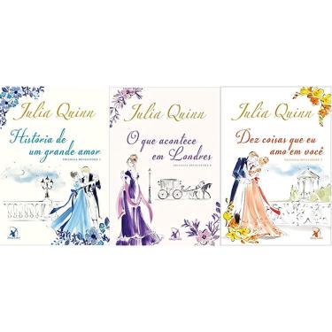 Imagem de Kit 3 livros Bevelstoke julia quinn História de um grande amor + O que acontece em Londres + Dez coisas que eu amo em vo