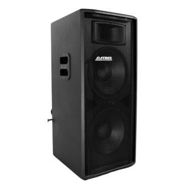 Imagem de Caixa de Som Ativa Dupla DATREL AT15X2 15” TITANIUM 500W Bluetooth