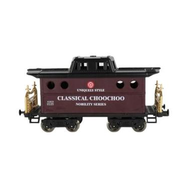 Imagem de Trem RC de 4cm - Pista de Transporte de Carga com Acessórios DIY, Trem