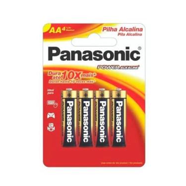 Imagem de Panasonic Pilha Alcalina Pequena Aa Com 4 Lr6Xab/4B192 Pacote De 4