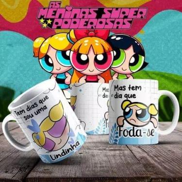 Imagem de Caneca personalizada meninas super poderosas xicara ceramica porcelana