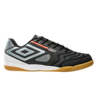 Imagem de Chuteira de Futsal Umbro Pro 5 Bump Club Oficial Salão, Preto, Prata, 