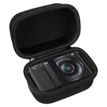 Imagem de Elonbo Estojo De Transporte Para Sony Alpha Zv-E10 / Zv-E10L - Kit Câmera Vlog Sem Espelho Com Lentes Intercambiáveis Aps-C, Capa Protetora Digital Portátil Viagem, Bolsa Armazenamento, Preta