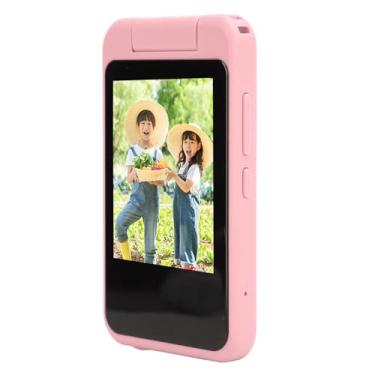 Imagem de Câmera digital infantil 48MP 1080p leitor de música, smartphone, câmera de vídeo infantil para crianças (rosa)