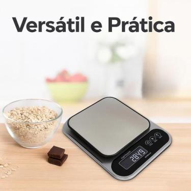 Imagem de Balança Digital Cozinha 5Kg Cozinha Restaurante Casa Alimentos Precisã