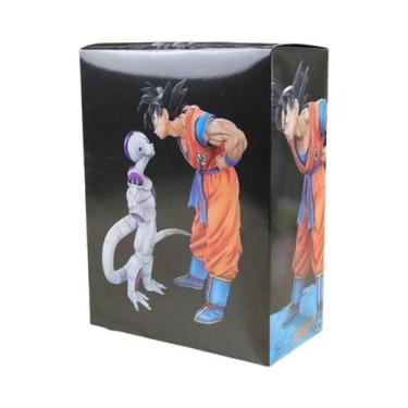 Imagem de 23cm Dragon Ball Son Goku Frieza Olho a Olho Figura De Ação Estátua De