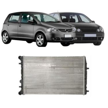 Imagem de Radiador Fox 2003 2004 2005 Polo 2003 2004 A 2009 1.6 Com Ar - Notus L