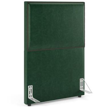 Imagem de Cabeceira Cama Box Solteiro Com Tachas 100 cm Vicenza L02 Facto Verde 