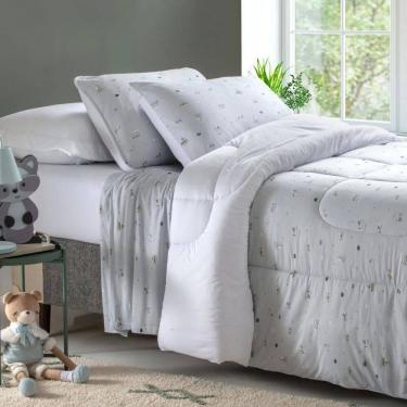 Imagem de Edredom Malha Sofee Fio Penteado 100% Algodão Solteiro - Kacyumara - Ben