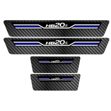 Imagem de Soleira Porta Sport Azul Carbono Hb20s 21 22 2023 2024 2025 - Jhow Ade