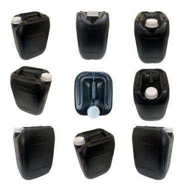 Imagem de Bombona Preta Com Encaixe Para Paleteira - Nastripack