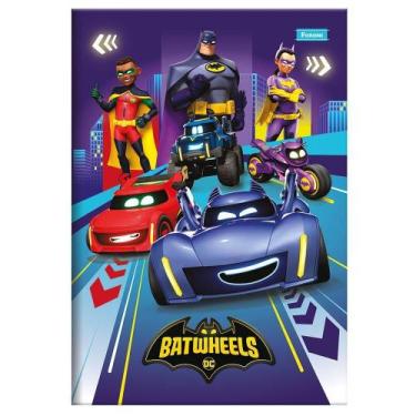 Imagem de Caderno Foroni Costurado Universitário Capa Dura Batwheel 80 Folhas - 