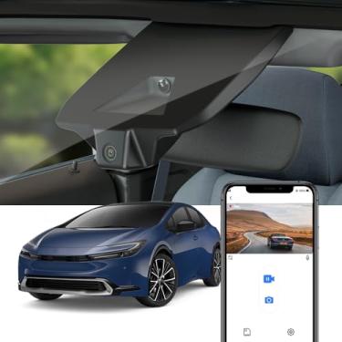 Imagem de Fitcamx 4K Dash Cam Adequada para Toyota Prius 2023-2026 & Prime Plug-in Hybrid (XW60), OEM Aparência, 2160P UHD Vídeo, WiFi & APP, Loop Gravação, G-Sensor, Plug & Play, 64GB Cartão