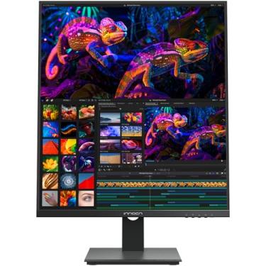 Imagem de INNOCN Monitor vertical de computador de 28 polegadas 16:18 SDQHD 2560 x 2880p, suporte ajustável de altura/pivô, alto-falantes, 98% DCI-P3, HDR 10, preto - 28C1Q
