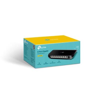 Imagem de Switch 8 Portas 10/100/1000 Tl-sg1008d TP LINK