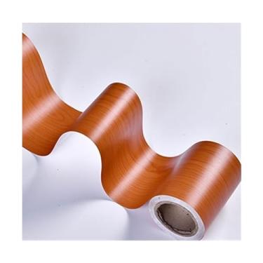 Imagem de TsoLay Adesivo de parede autoadesivo de 10 m, papel de parede com borda de PVC, impermeável, adesivo de borda de papel de parede para casa, escritório, hotel, decoração DIY