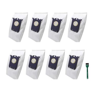 Imagem de EZ SPARES Bolsas de reposição para aspirador de pó, compatíveis com sacos de aspirador de pó Eletrolux Estilo S Bolsa Clássica Conjunto de 5, Filtração Hipoalergênica, Serve em: EL4100 EL4200 EL6985 EL7000 EL8500 Philips rasgado