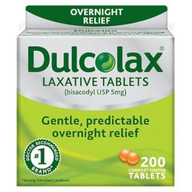 Imagem de Comprimidos laxantes Dulcolax 200 Count