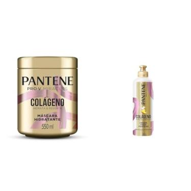 Imagem de Máscara Hidratante Pantene Colágeno Hidrata e Resgata 550ml + Creme para Pentear Pantene Pro-V Colágeno Hidrata & Resgata 240 g