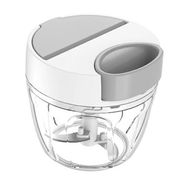 Imagem de Bothyi Moedor de alho, cortador de cebola, fácil limpeza, processador de alimentos manual, picador de vegetais para carne, pimenta, pimenta, vegetais, 650ml