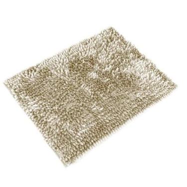 Imagem de Tapete Macio 45 Cm X 65 Cm Bouclê Paris - Palha - Rozac