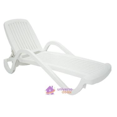 Imagem de Espreguiçadeira Tramontina Copacabana em Polipropileno Branco