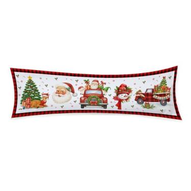 Imagem de Travesseiro De Corpo Natalino 1,30x40 Capa Pra Xuxão (COR 2)