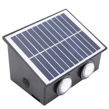 Imagem de SPYMINNPOO Luzes Solares de Parede, ‌ip65 Sensor de Movimento Ao Ar Livre Impermeabilizante que Se Sente para Cima e para Baixo Iluminação Quente do Lado de Fora para o Jardim do Quintal