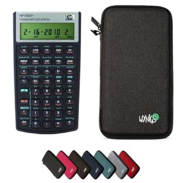 Imagem de HP 10B II Plus/HP10BII+ Calculadora científica financeira + capa protetora WYNGS cinza escuro