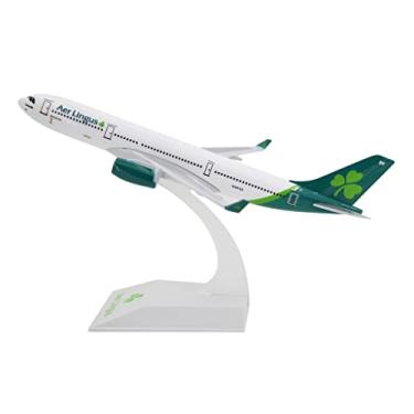 Imagem de TANG DYNASTY 1:400 Air Bus A330-300 Ireland AER Lingus Metal Airplane Model Plane Toy Plane Model (White)