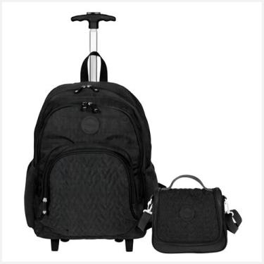 Imagem de Mochila com Rodas Rabisk Colors RK4100 + Lancheira Térmica Rabisk Colo