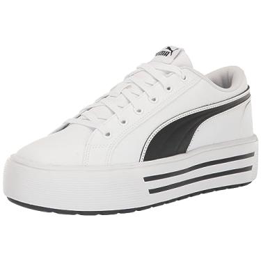 Imagem de PUMA Tênis feminino Kaia 2.0, Branco/preto, 7.5